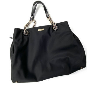 Kate Spade | Nylon Black Tote Bag Stroller Straps